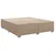 Krevet box spring s madracem cappuccino 180x200 cm umjetna koža