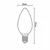 LED sijalica FILAMENT C37 E14/6W/230V 3000K