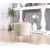Atelier del Sofa Tabure 42cm Krem