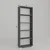 Hanah Home Polica za knjige Lucas 1600-111, 64x182x25 cm, Siva