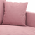 vidaXL vidaXL Kavč trosed roza 180 cm žamet, (20911249)