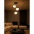 BRILAGI - Luster na sajli PEBBLES 3xE27/40W/230V prečnik 42 cm crna