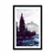 Plakat s paspartujem umetniška pokrajina - 30x45 silver