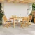 Sklopiva stolica s jastukom 4 pcs Siva 49 x 57,5 x 92 cm
