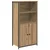 Highboard Umjetnički hrast 62 x 36 x 121,5 cm Konstruirano drvo