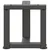 Noge za klub stolić T-oblika 2 kom antracit 30x25x(30-31) cm čelik