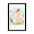 Plakat s paspartujem prikupen srnjaček - 60x90 white