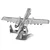METAL EARTH 3D sestavljanka Bojno letalo A-10 Warthog