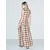 Next Krilo Gingham kremna/rjava/umbra