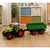 RC traktor s kiper prikolico, luči, zvoki, zelen, 1:24