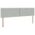 Krevet s od storage Svijetlo siva 160 x 200 cm Baršun