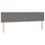 Vidaxl Box spring postelja z vzmetnico temno siva 180x200 cm blago