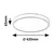 Rabalux LED plafonjera sa daljinskim Alenzo, 36W, 3000-6000K, 42cm, IP44, Crna