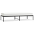 Metalni okvir za krevet crni 75 x 190 cm