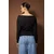 Trendyol Milla Ženska bluza, Crna