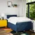 vidaXL vidaXL Box spring postelja z vzmetnico modra 120x190 cm blago, (21304548)