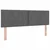 vidaXL Postelja boxspring z vzmetnico Temno siva 140 x 200 cm Blago