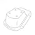 Armrest Fiat 500e 2020- (electric version only, adapter)