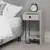 Hanah Home Noćni ormarić Sirius 32x61x30cm Krem