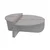 Hanah Home Klub sto-set Orion, 90x60x30, 85x30x35cm, 2 komada, Crni