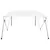 vidaXL Tenda bimini s 4 luka bijela 243 x 180 x 117 cm