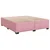 Vidaxl Box spring postelja z vzmetnico roza 200x200 cm žamet
