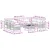 Set vanjskih sofa s jastukom 10 pcs Prirodna i svijetlo siva