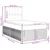 vidaXL vidaXL Box spring postelja z vzmetnico temno rjava 120x190 cm blago, (21307415)