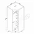Hanah Home BA293 ormar 91 × 210 × 57,5 cm, peščana