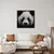 Slika panda na črnem ozadju - 30x30