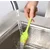Velika silikonska krtača 26 cm zelena XL
