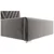 Boxxx OBLAZINJENA POSTELJA 160 cm x 200 cm , tekstil temno siva