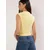 TRENDYOLMILLA Ženska bluza Twoss24Bz00534, Svetložuta