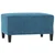 3-dijelni set sofa s jastucima plavi baršunasti