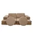 Atelier del Sofa Dvosed na razvlačenje Puzzle 140x46x70cm Kamel
