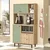 Hanah Home Komoda RE3-SY, 88x161.2x35.5 cm, Svetlozelena
