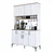 Hanah Home Komoda JE177 3348, 120x184.2x40 cm, Bela