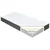 vidaXL Boxspring postelja temno siva iz blaga 200x200 cm
