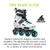 Rollerblade LIGHTNING W, ženski rolerji, bela 7372400