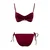 Trendyol Milla Ženski kupaći kostim Tbess26Bt00020, Bordo