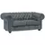 Landscape CHESTERFIELD ZOFA, sivomodra tekstil