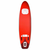 VIDAXL set daske za veslanje stojeći na napuhavanje crveni 300x76x10cm