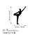 Wallity Zidna dekoracija Yoga 19, 42x60 cm, 1.5 mm, Crna