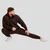 GymBeam Unstoppable Hoodie Brown