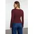 Trendyol Milla ženska bluza Twoaw25Bz00194, bordo