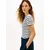 TOMMY HILFIGER Majica nočno modra/bela
