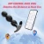 SuperLove Anal Beads Vibrating Butt Plug with App Black
