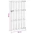 vidaXL vidaXL Vrtna vrata 100 x 180 cm WPC in aluminij Rjava, (5000249552)