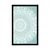 Plakat Mandala harmonije na modrem ozadju - 20x30 white