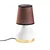 Opviq Stona lampa 8024, 17x17x33 cm, IP20, Braon-bela